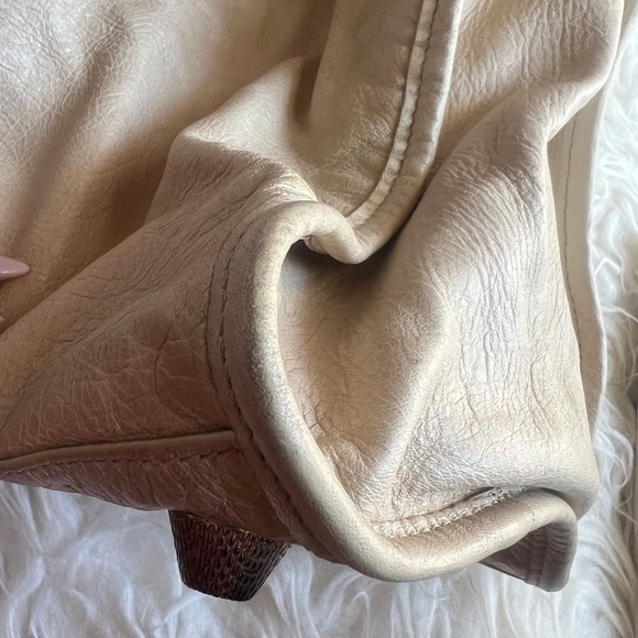 Rare Balenciaga Giant Studs Work City Bag off white/beige SHW - Picture 9 of 12